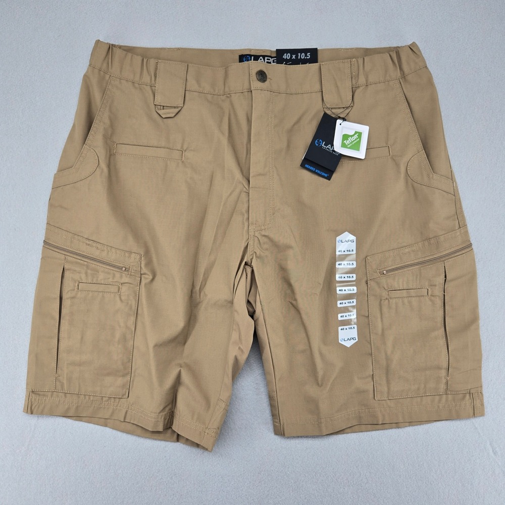 LA Police Gear Atlas Tactical Cargo Shorts Coyote Brown 40 Gorpcore Utility Tech